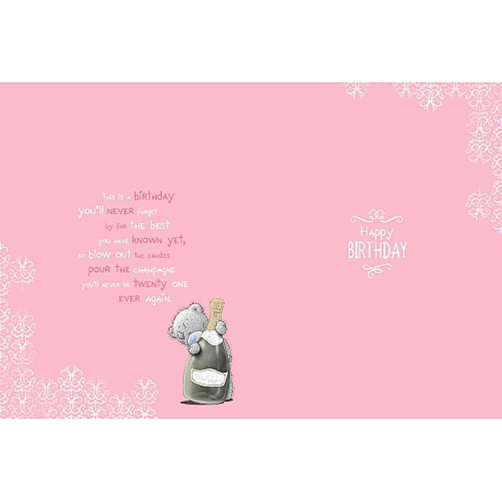 Daughter 21st Birthday Large Me to You Bear Card Extra Image 1